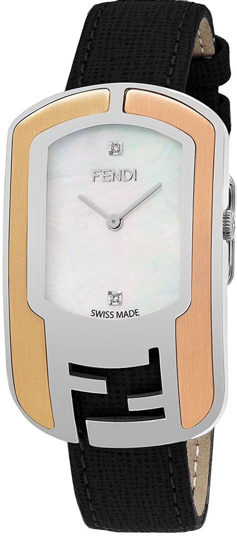 fendi swiss chameleon diamond watch